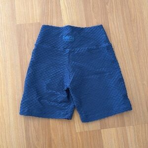 Booty by Brabants Croco indigo blue bike shorts. One size.